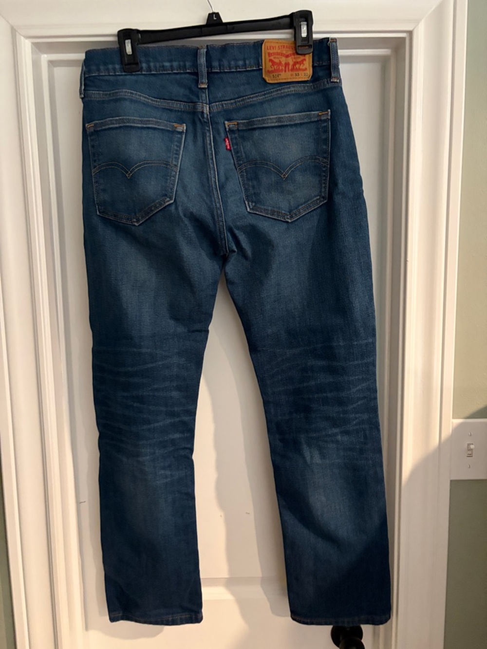 Levi's Men's Dark Blue Straight-Leg Jeans